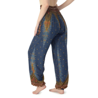 Harembroek Medium Pauw blauw